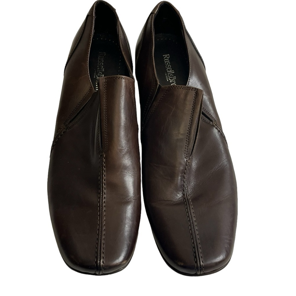 Russell & Bromley Brown Leather Shoes Loafers Men's size 45
